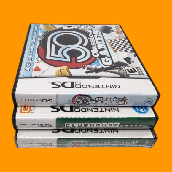 Nintendo DS Lot: Are You Smarter Than a 5th Grader Club House & 50 Classic Games - Picture 2 of 16